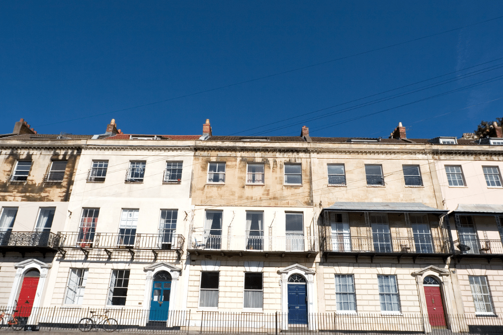 georgian terraced houses which are common in harrow