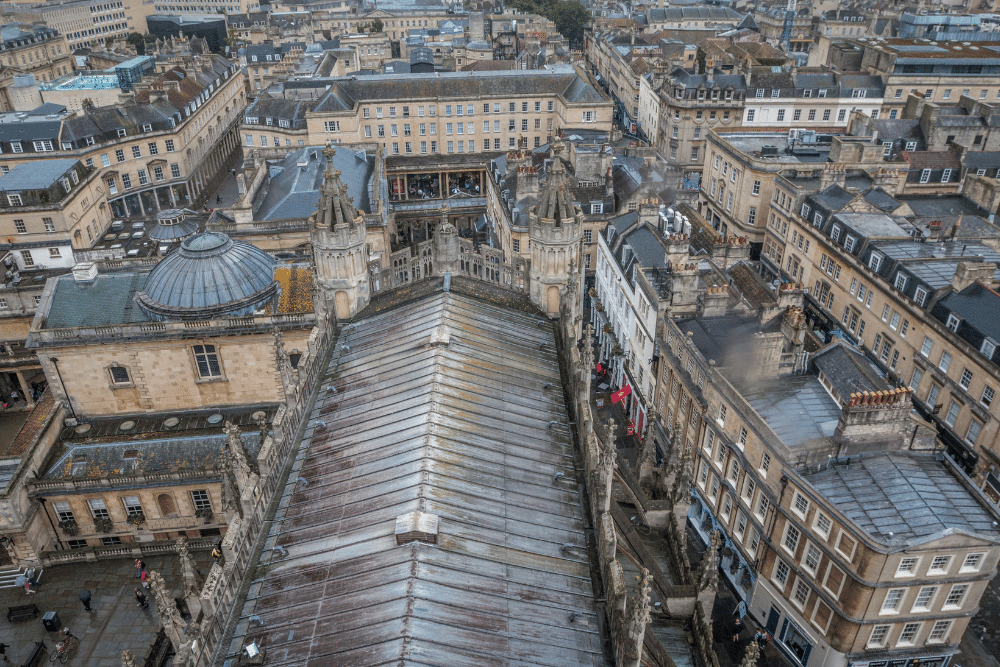 bath england from above