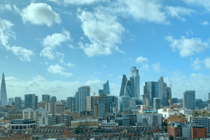 london cityscape as seen from whitechapel